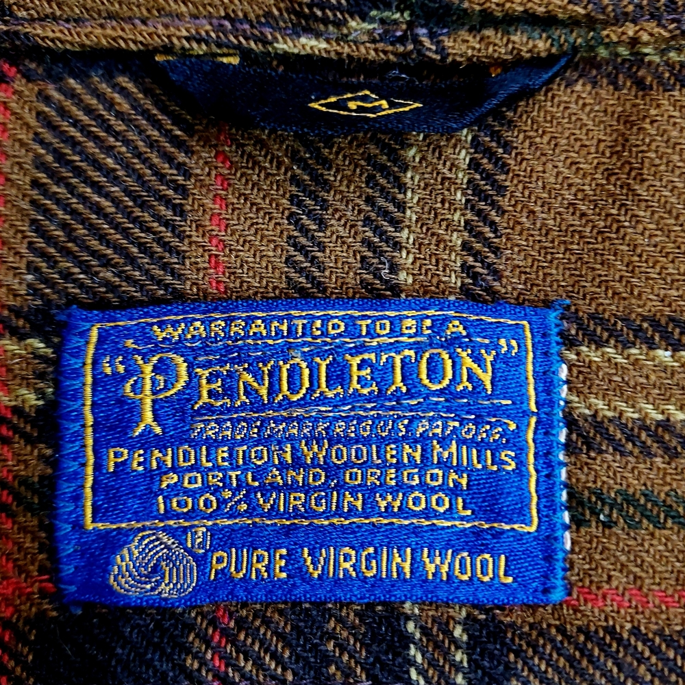 Vintage Pendleton Virgin Wool Robe - Picture 3 of 11